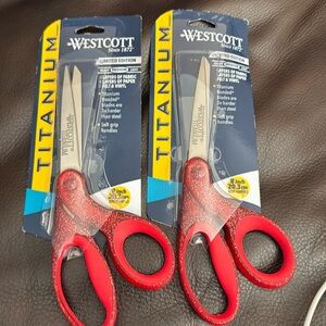 NWT westcott titanium sicssors 8” set of 2